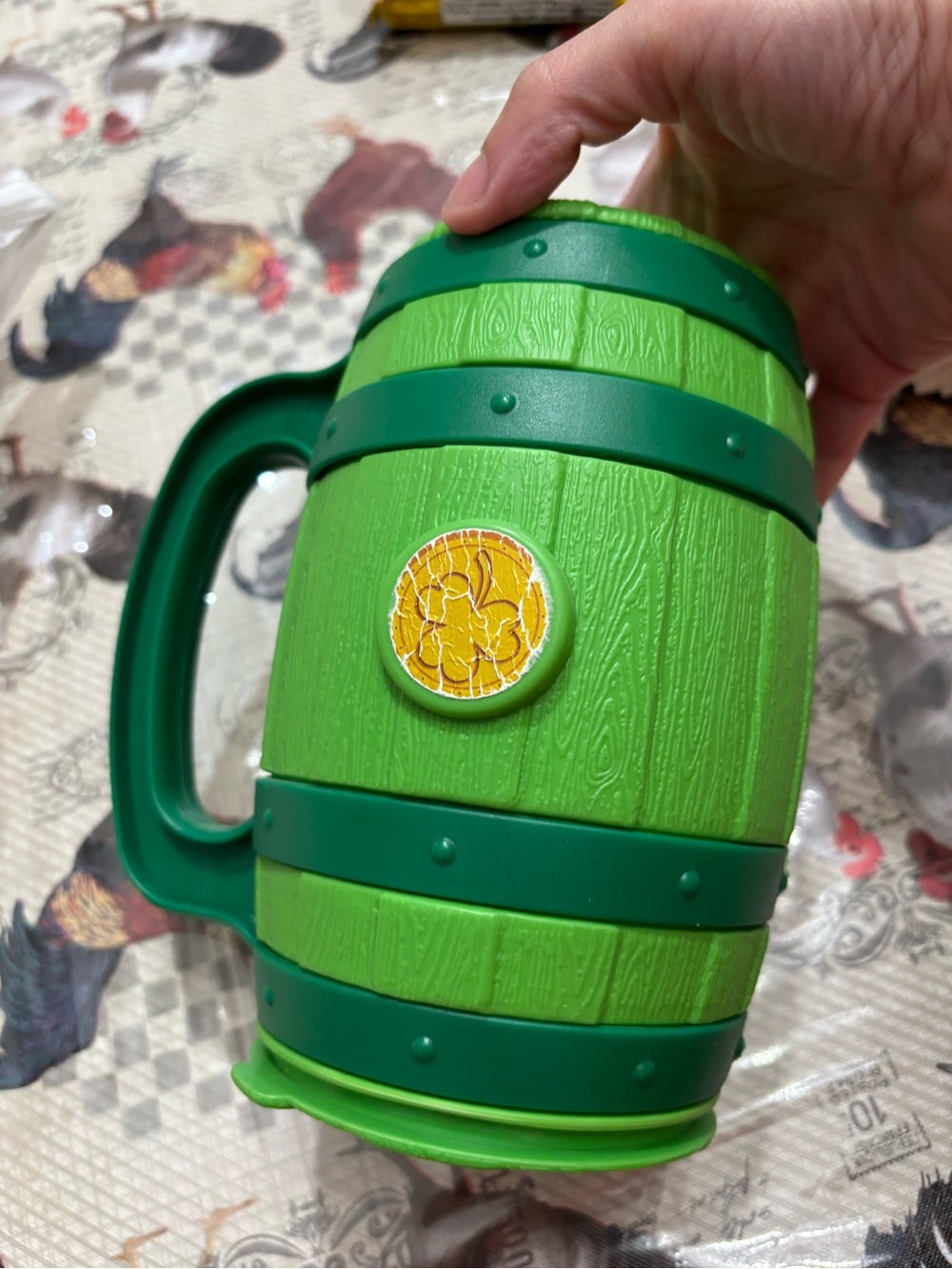 Green Barrel Party Mug - Unbranded